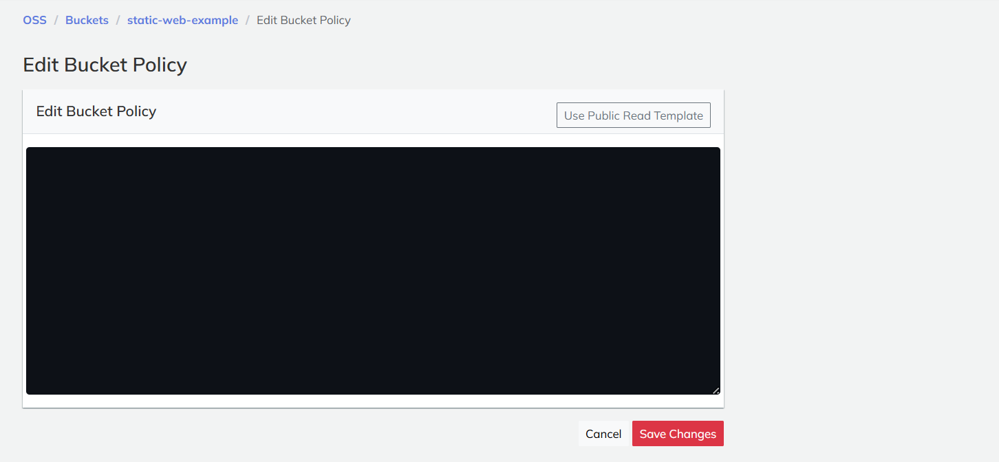 oss-edit-bucket-policy